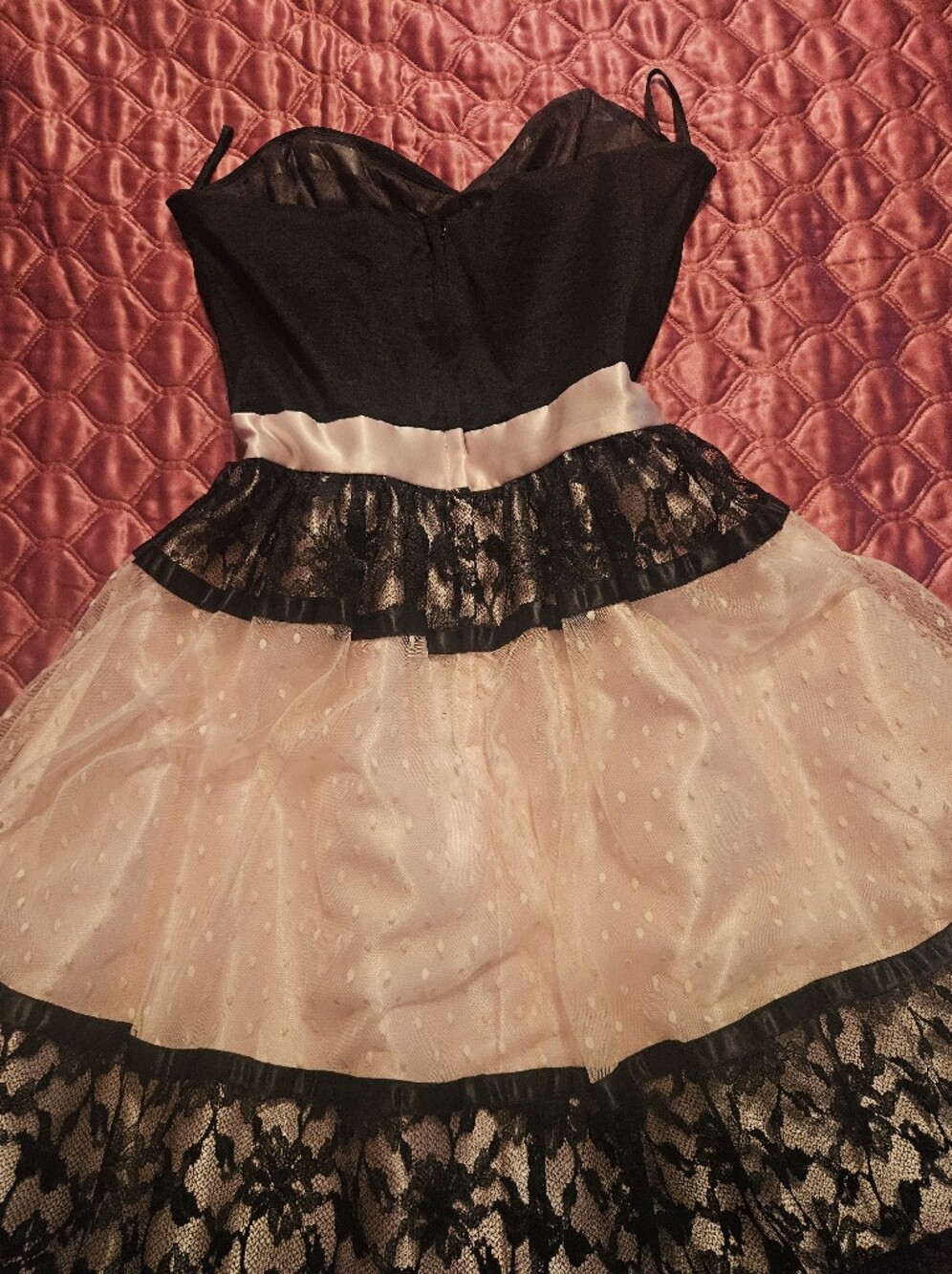 Vintage Polka dot Jessica McClintock Dress - Picture 4 of 4